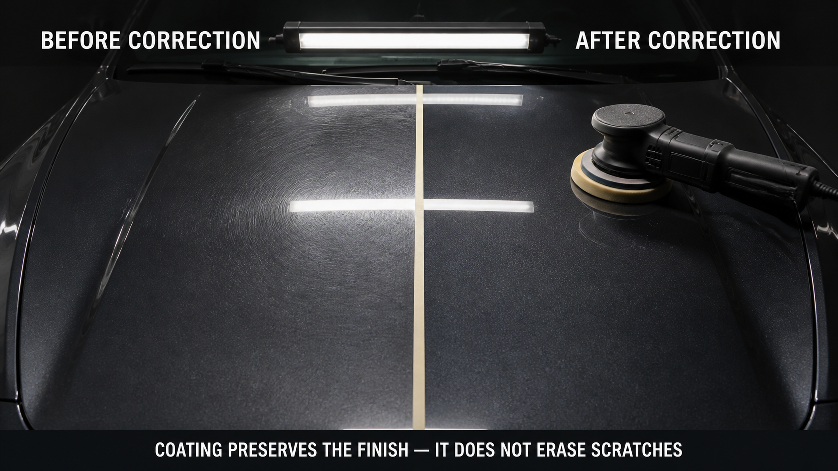 Paint correction before coating